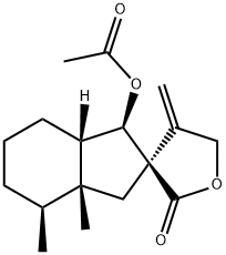 9-Acetoxyfukinanolide Struktur