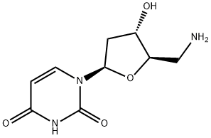 5'-Amino-2',5'-dideoxyuridine Struktur