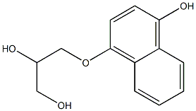 4-hydroxypropranolol glycol Struktur