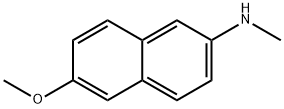 2-Naphthalenamine,6-methoxy-N-methyl-(9CI) Struktur