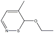 6H-1,2-Thiazine,6-ethoxy-5-methyl-(9CI) Struktur