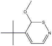 6H-1,2-Thiazine,5-(1,1-dimethylethyl)-6-methoxy-(9CI) Struktur