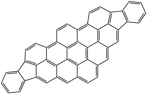 DIFLUORANTHENO[3.5,4.6],[4''.6'',9.11]CORONENE Struktur