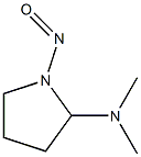 2-Pyrrolidinamine,N,N-dimethyl-1-nitroso-(9CI) Struktur