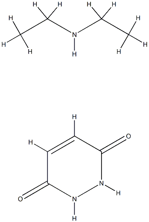 1,2-dihydropyridazine-3,6-dione, compound with diethylamine (1:1) Struktur