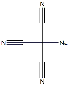 Sodium tricyanomethanide Struktur