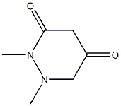 3,5(2H,4H)-Pyridazinedione,dihydro-1,2-dimethyl-(9CI) Struktur