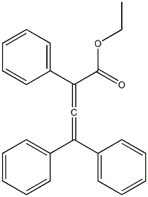 α-(Diphenylvinylidene)benzeneacetic acid ethyl ester Struktur