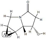 4H-Oxireno[a]pyrrolizin-4-one, hexahydro-6-hydroxy-, (1aS,6S,6aR,6bR)- (9CI) Struktur