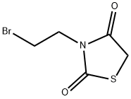 3-(2-bromoethyl)-1,3-thiazolidine-2,4-dione Struktur