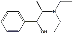 (IR,2S)-I-N,N-Diethylnorephedrine HCL Struktur