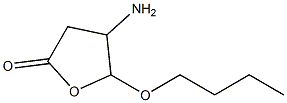 2(3H)-Furanone,4-amino-5-butoxydihydro-(9CI) Struktur