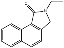 1H-Benz[e]isoindol-1-one,2-ethyl-2,3-dihydro-(9CI) Struktur