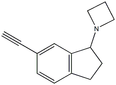 Azetidine,1-(6-ethynyl-2,3-dihydro-1H-inden-1-yl)-(9CI) Struktur