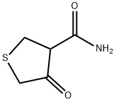 3-Thiophenecarboxamide,tetrahydro-4-oxo-(9CI) Struktur