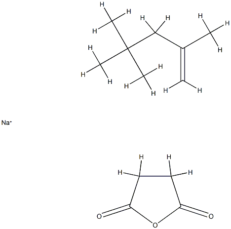 SODIUM TRIMETHYLPENTENE/MA COPOLYMER Struktur