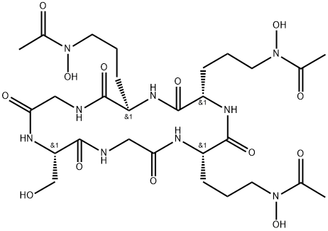 desferri-ferricrocin Struktur