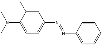 3METHYL4DIMETHYLAMINOAZOBENZENE(3-METHYLISOMER) Struktur