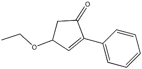 2-Cyclopenten-1-one,4-ethoxy-2-phenyl-(9CI) Struktur