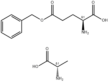 gamma-benzylglutamate-alanine copolymer Struktur