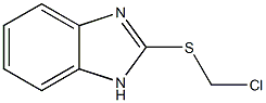 1H-Benzimidazole,2-[(chloromethyl)thio]-(9CI) Struktur