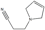 1H-Pyrrole-1-propanenitrile,2,5-dihydro-(9CI) Struktur