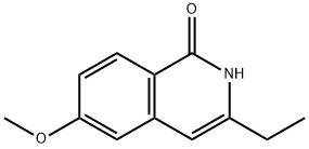 1(2H)-Isoquinolinone,3-ethyl-6-methoxy-(9CI) Struktur