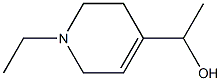 1-Ethyl-1,2,3,6-tetrahydro-α-methyl-4-pyridinemethanol Struktur