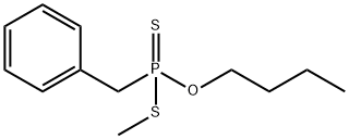 benzyl-butoxy-methylsulfanyl-sulfanylidene-phosphorane Struktur