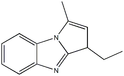 3H-Pyrrolo[1,2-a]benzimidazole,3-ethyl-1-methyl-(9CI) Struktur