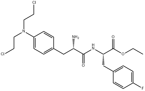 Melphalan Flufenamide Struktur