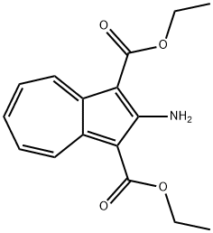 DIETHYL-2-AMINOAZULENE-1,3-DICARBOXYLATE Struktur