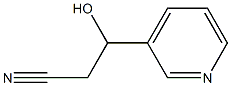 3-Pyridinepropanenitrile,beta-hydroxy-(9CI) Struktur