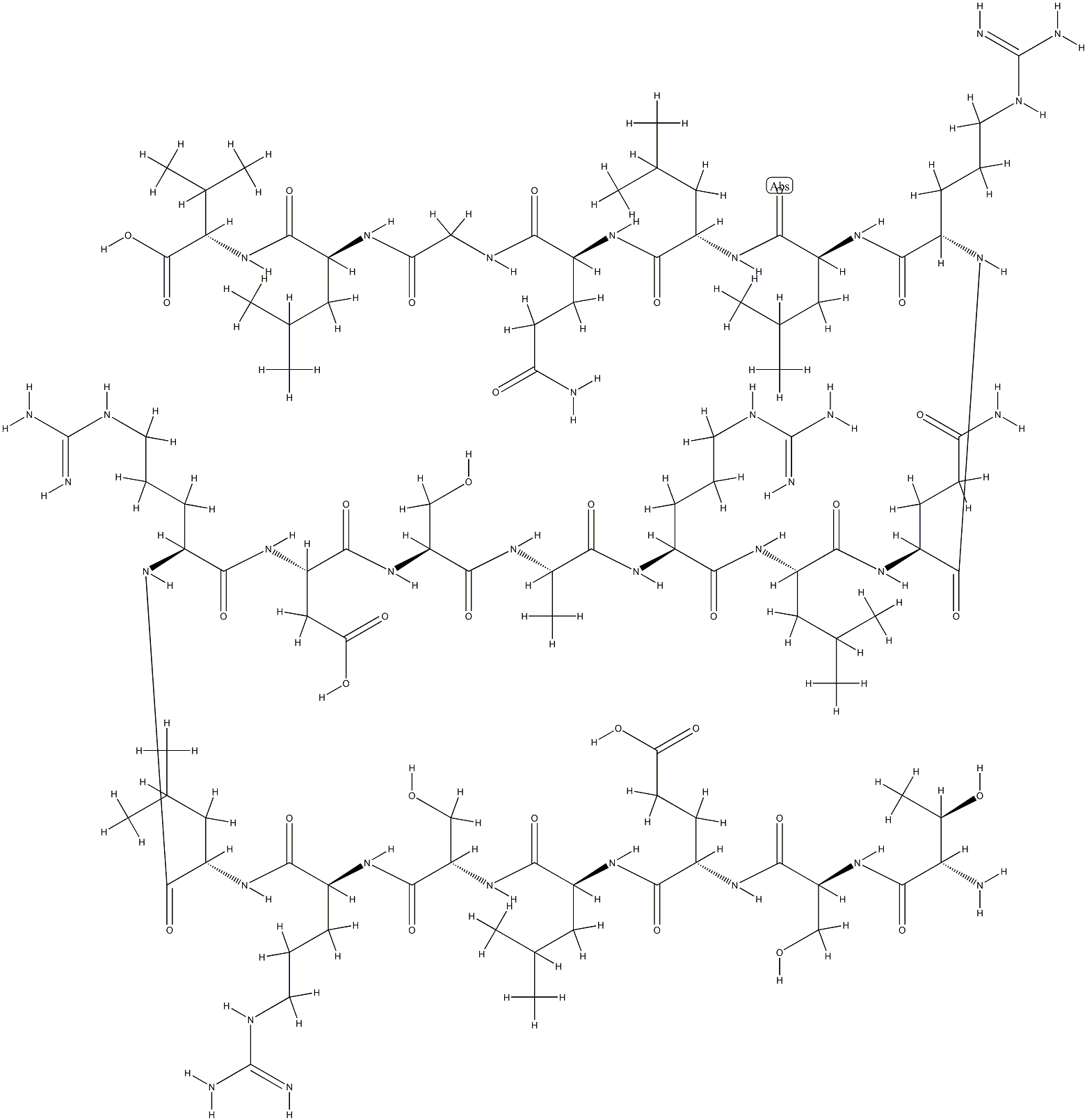 secretin (7-27) Struktur