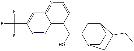 7'-trifluoromethyldihydrocinchonidine Struktur