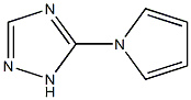 1H-1,2,4-Triazole,3-(1H-pyrrol-1-yl)-(9CI) Struktur