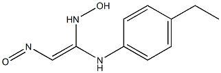 Ethanimidamide, N-(4-ethylphenyl)-N-hydroxy-2-(hydroxyimino)-, [N(Z),2Z]- (9CI) Struktur