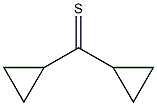 dicyclopropylmethanethione Struktur