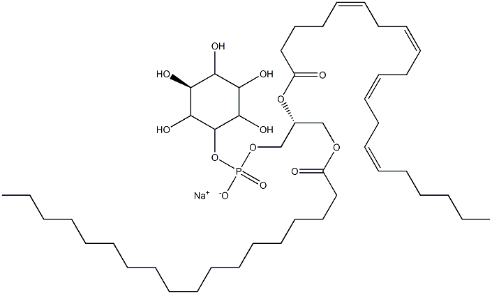 L-α-phosphatidylinositol (Liver, Bovine) (sodiuM salt) Struktur