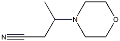 4-Morpholinepropanenitrile,  -bta--methyl- Struktur