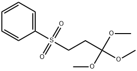 TRIMETHYL 3-(PHENYLSULFONYL)-ORTHOPROPIONATE) Struktur