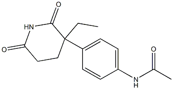 N-acetylaminoglutethimide Struktur