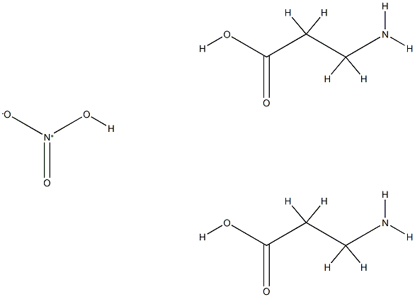 Beta-Alanine Nitrate 2:1 Struktur