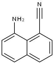 1-Naphthalenecarbonitrile,8-amino-(9CI) Struktur