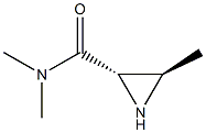 2-Aziridinecarboxamide,N,N,3-trimethyl-,(2R,3S)-rel-(9CI) Struktur