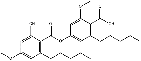 2'-O-methylperlatolic acid Struktur