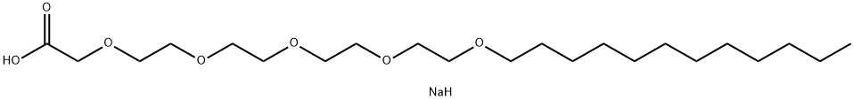 SODIUM LAURETH-5 CARBOXYLATE Struktur