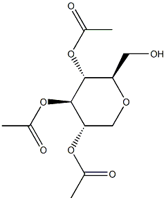 1,5-Anhydro-D-glucitol 2,3,4-triacetate Struktur