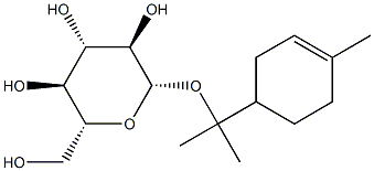 terpineol-O-glucopyranoside Struktur