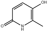 2(1H)-Pyridinone,5-hydroxy-6-methyl-(9CI) Struktur